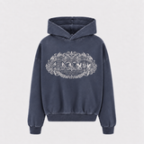 Sunfaded Horatius Crest Hoodie - Navy