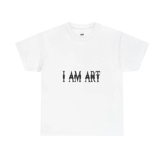 I AM ART - White Tee