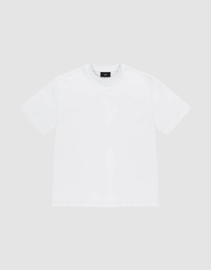 Navy Gun - White Tee