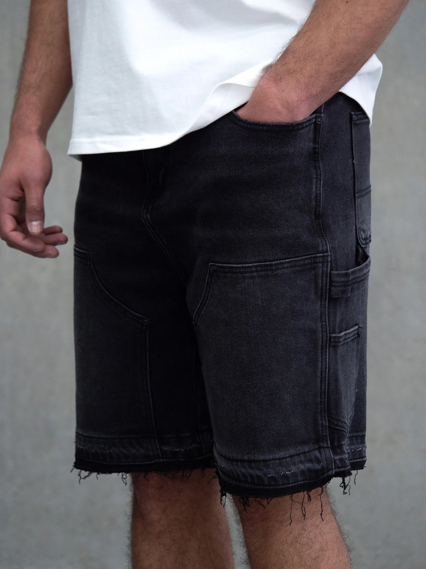 Noireve - Washed Carpenter Shorts
