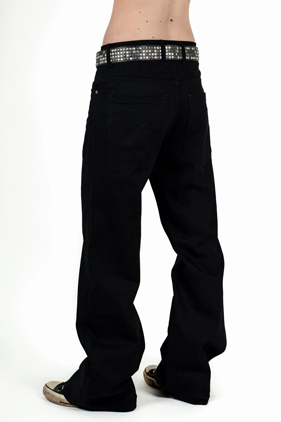 Noireve - Buckle Black Jeans