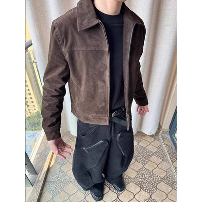 Caramel Suede Barn Jacket