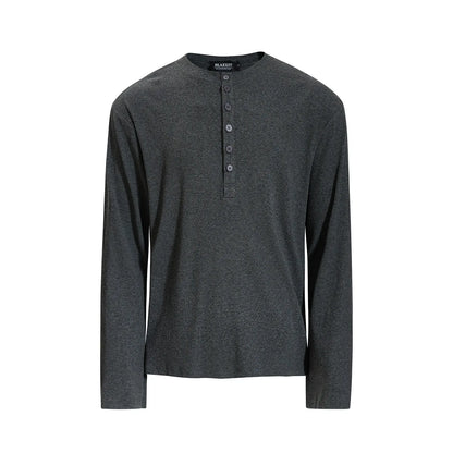 Soft Long Sleeve Henley Tee