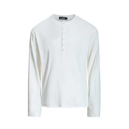 Soft Long Sleeve Henley Tee