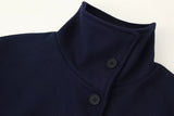 Wool Funnel Neck Coat