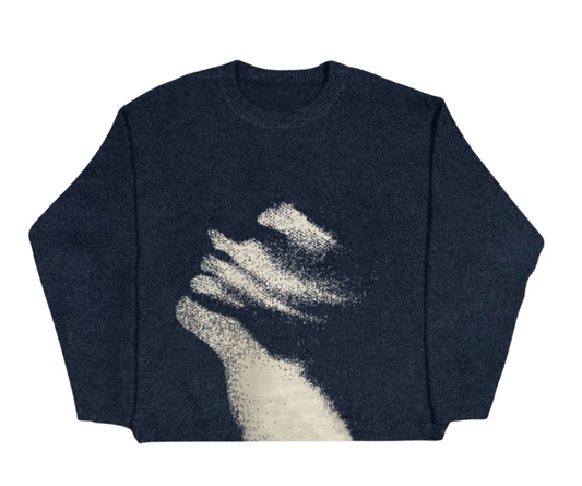 Noireve Glitched Knit Sweater
