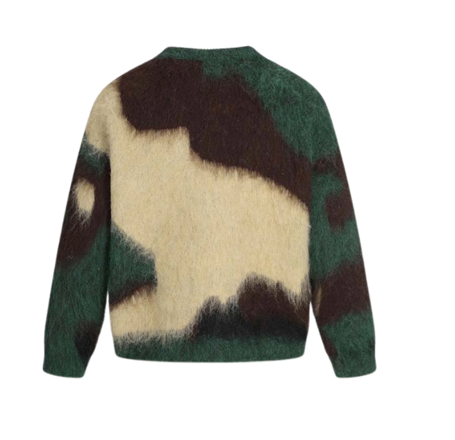 Noireve Camo Knit Number Sweater