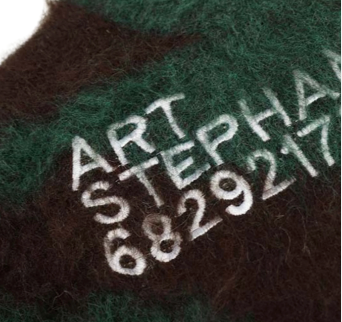 Noireve Camo Knit Number Sweater