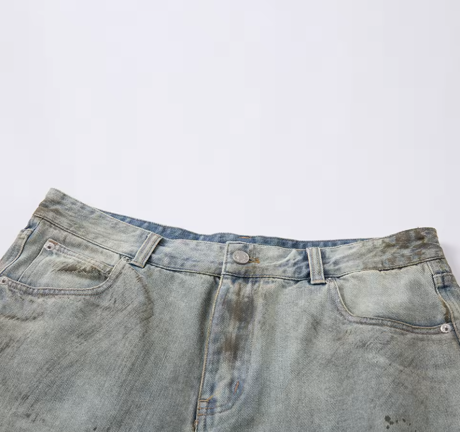 Noireve Washed Denim Shorts