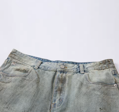 Noireve Washed Denim Shorts