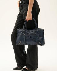 The Navy City Girl Bag - Medium