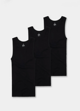 Cotton Fitted Tank 3 Pack