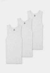 Cotton Fitted Tank 3 Pack