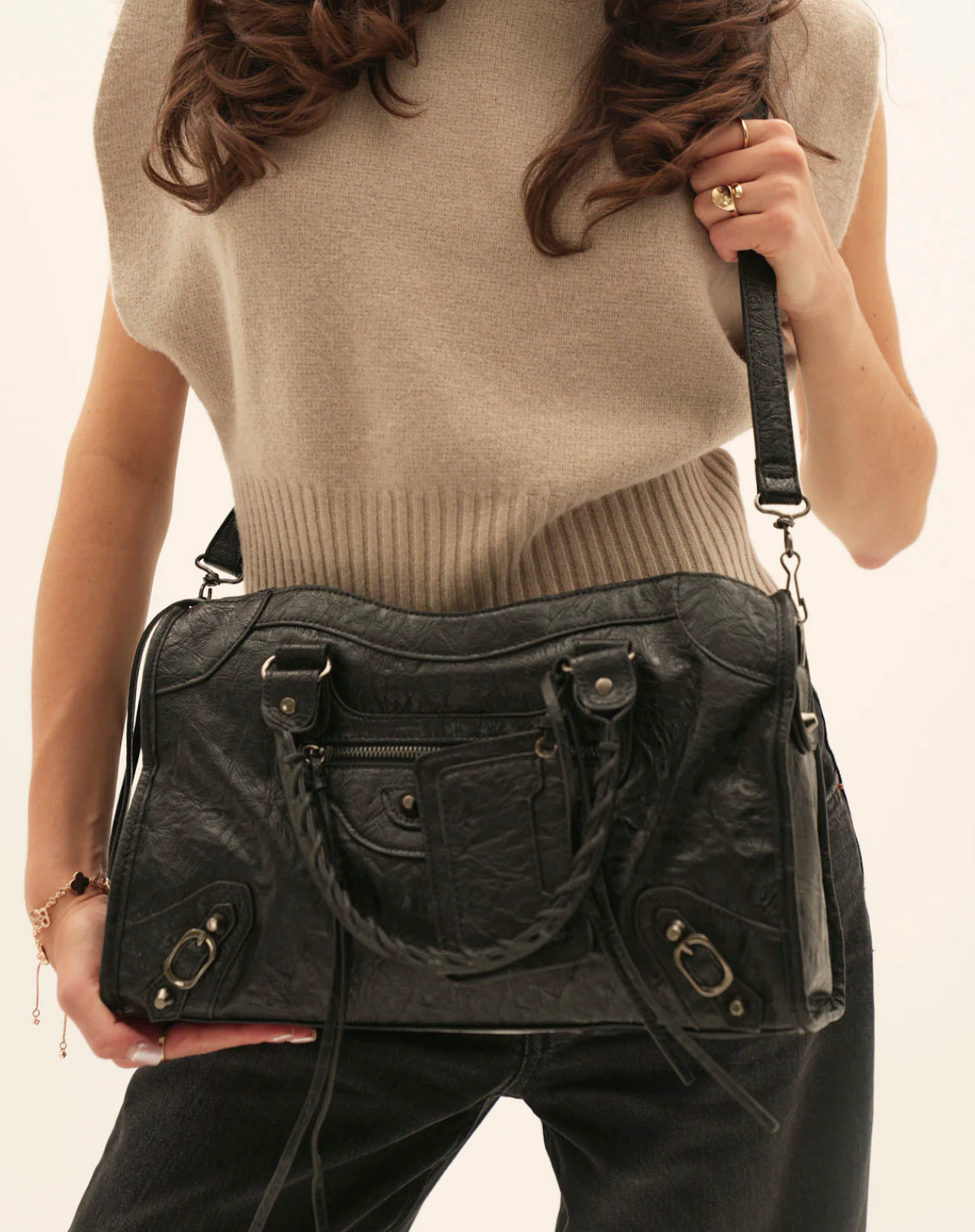 The Black City Girl Bag - Medium