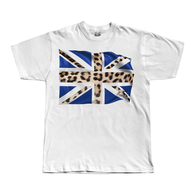 Leopard United Kingdom - White Tee