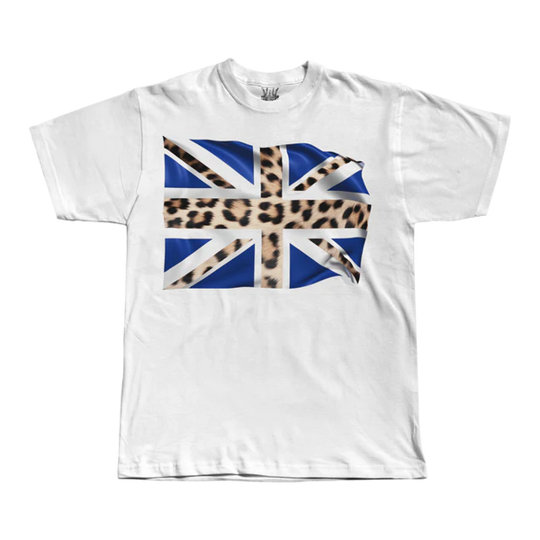 Leopard United Kingdom - White Tee