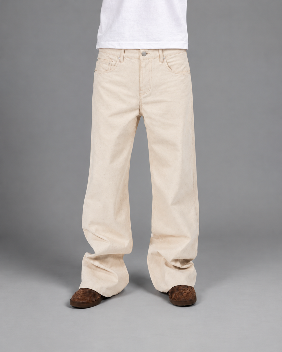 Noireve - Ecru Jeans