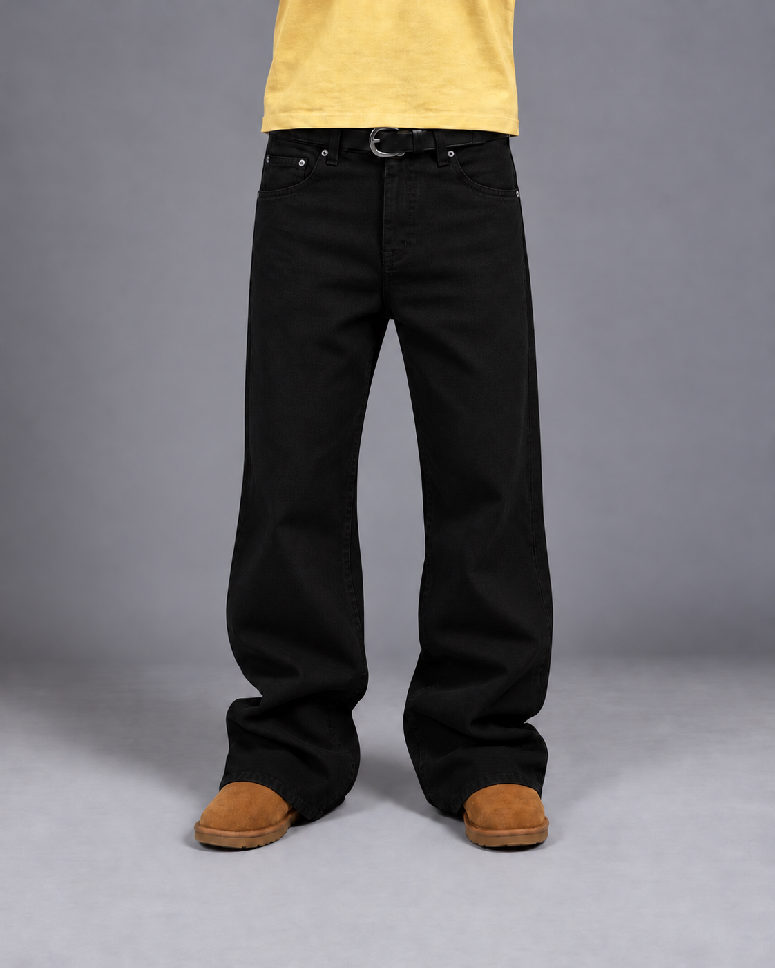 Black 14oz Bootcut Jeans