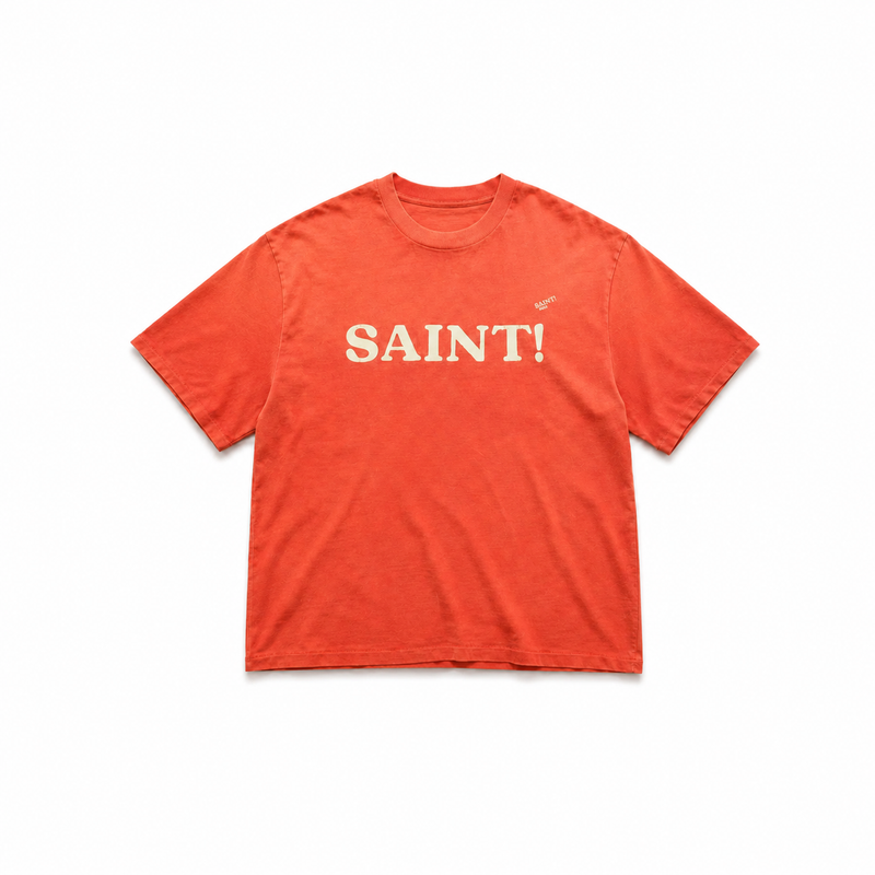 Saint! - Washed Orange Tee