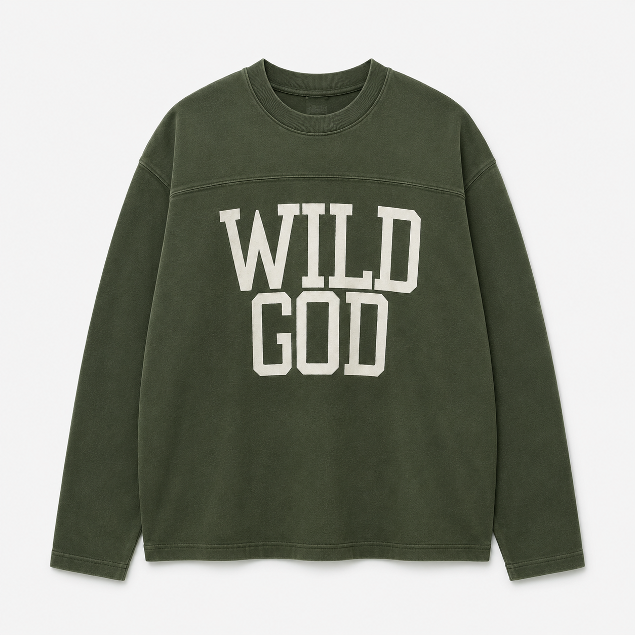 Wild God - Green Longsleeve