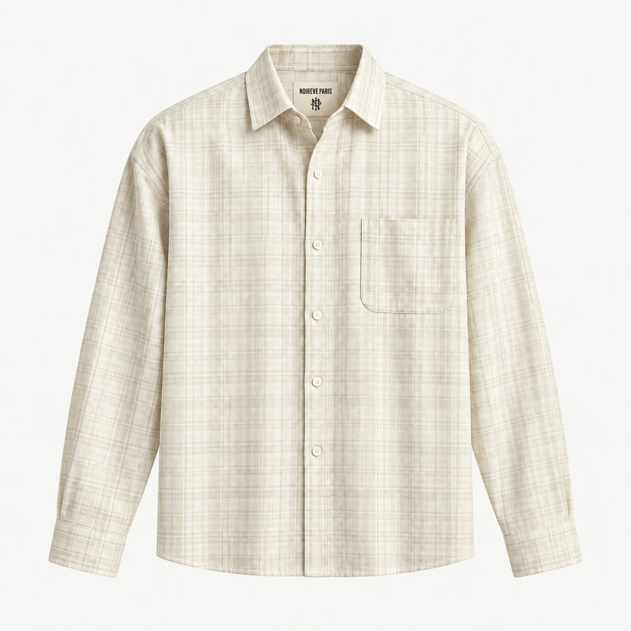 Heritage Check Shirt — Ivory
