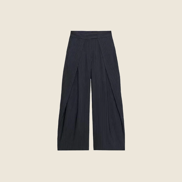 Striped Pleated Pants