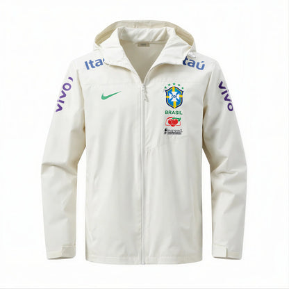 Brazil Windbreaker Jacket White