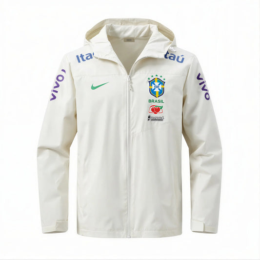 Brazil Windbreaker Jacket White