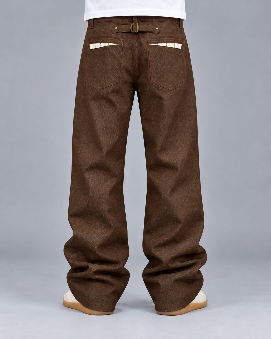 Brown Selvedge Denim Jeans