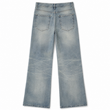 Light Blue Washed Bootcut Jeans