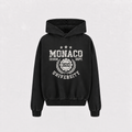 Monaco University Hoodie - Black
