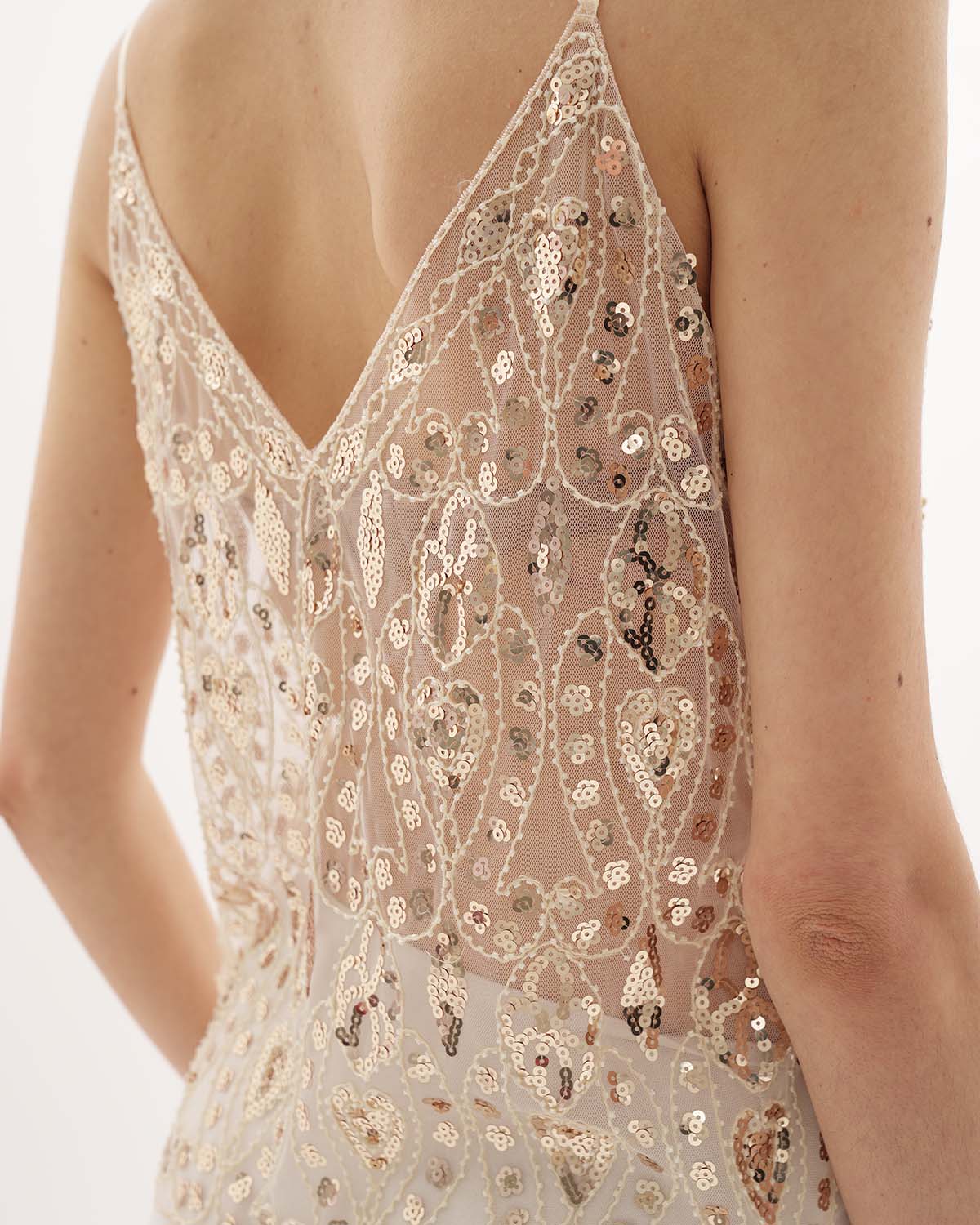 Madelin Embellished Top - Cream