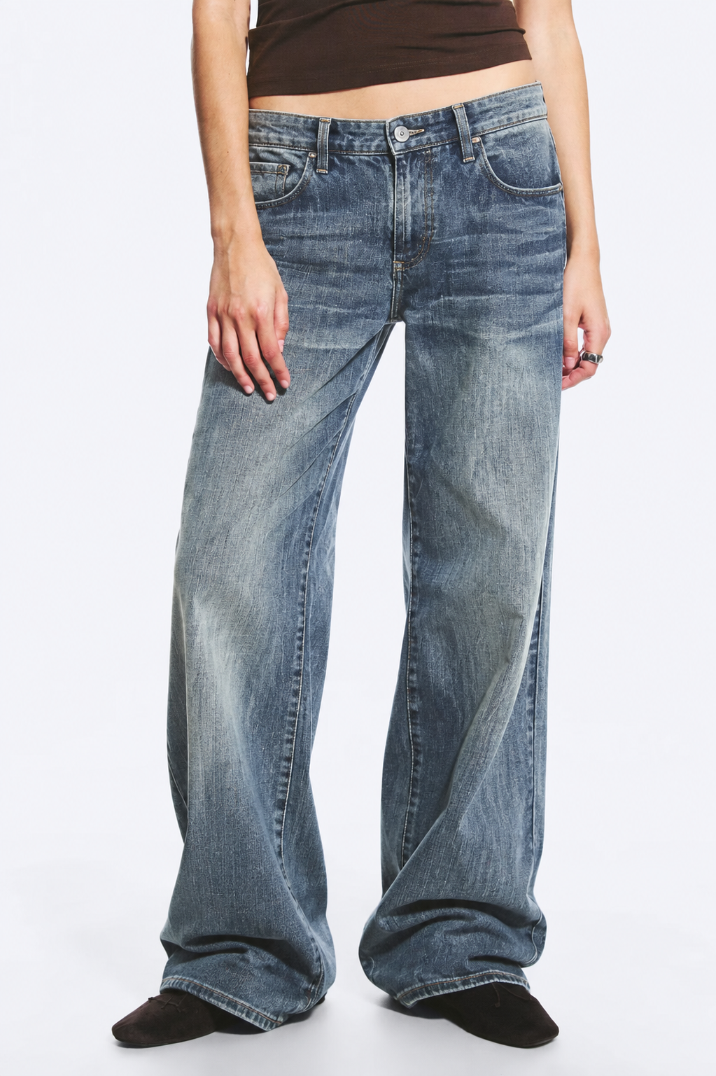 Ash Fade Baggy Jeans