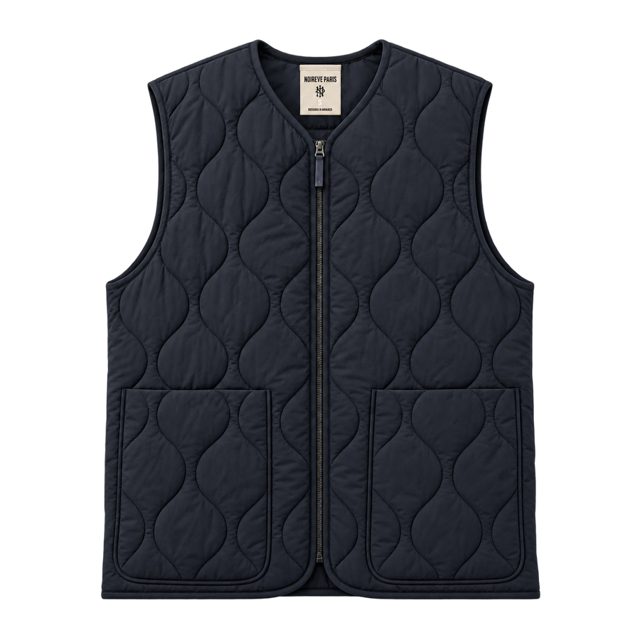 Wave Quilted Vest