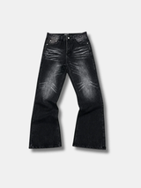 Heavy Wash Black Jeans