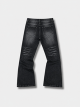Heavy Wash Black Jeans