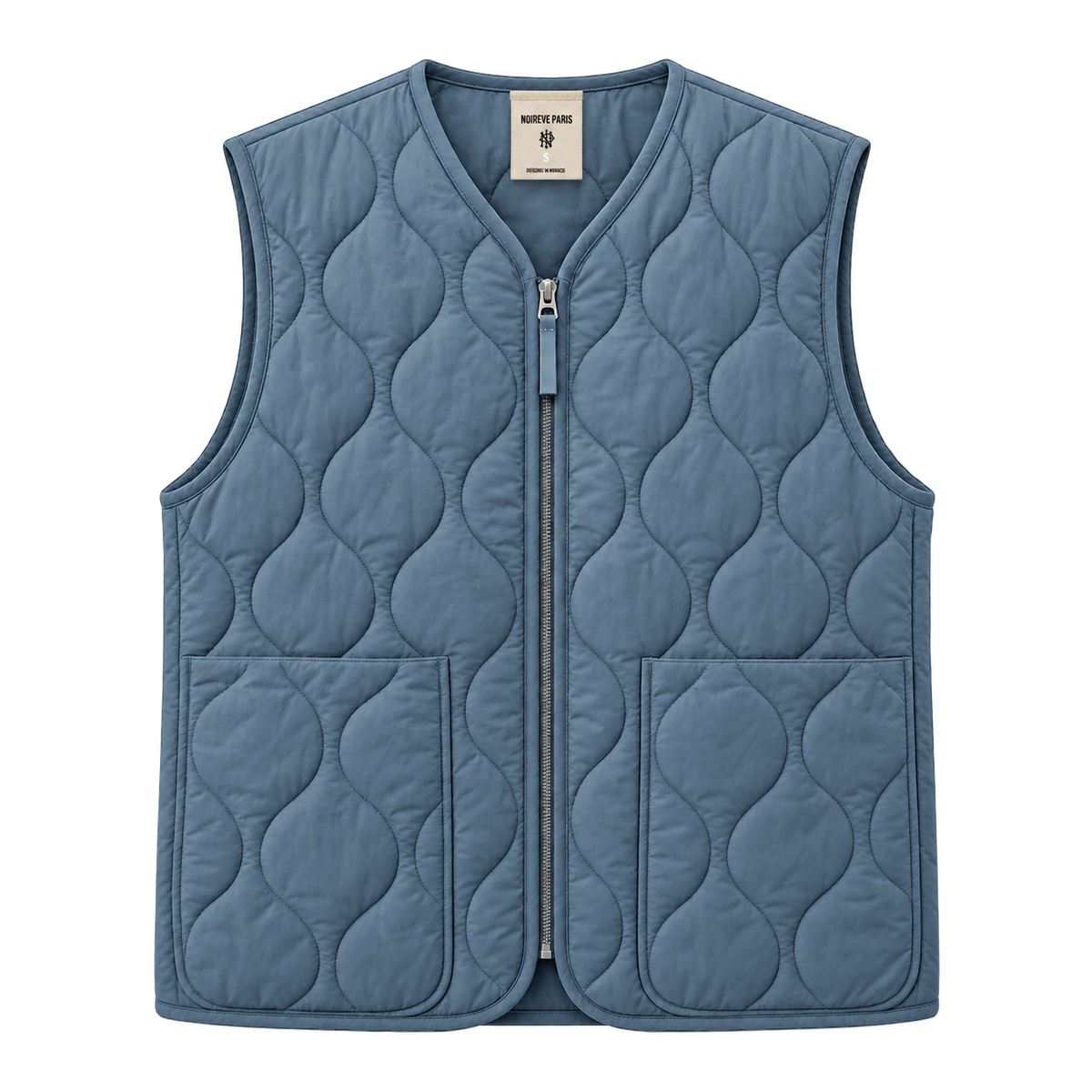 Wave Quilted Vest