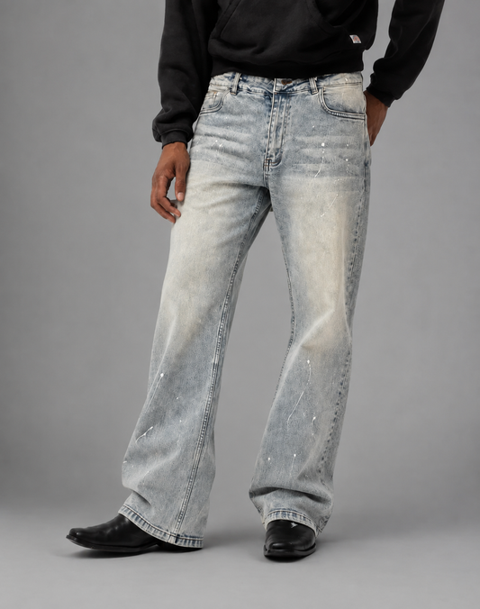 Painted Bootcut Denims (Final Restock)