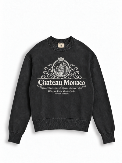 Chateau Monaco - Knitted Sweater Black