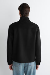 Wool Funnel Neck Coat
