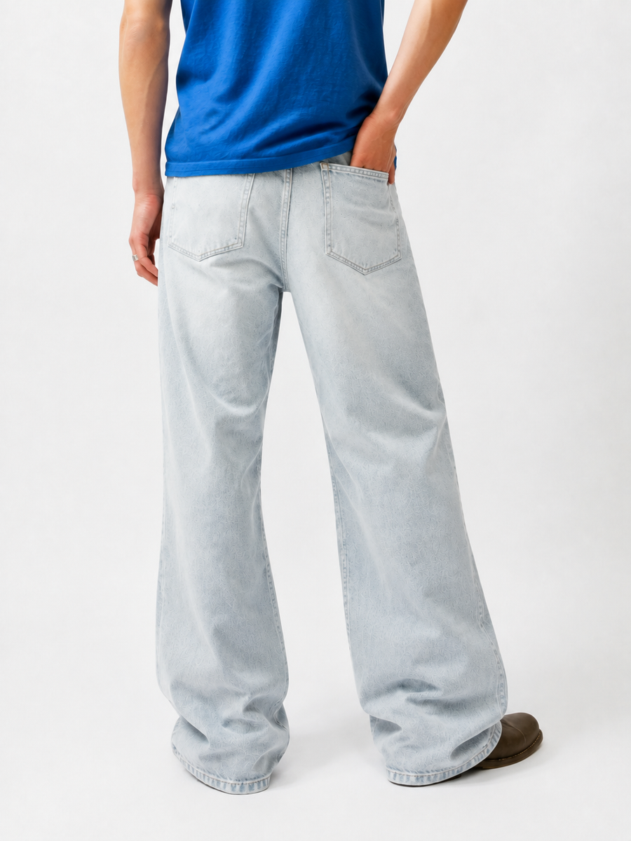 Bateau Straight Jeans — Stone Wash