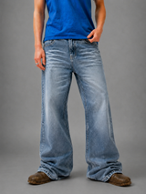 Bateau Straight Jeans — Blue Wash
