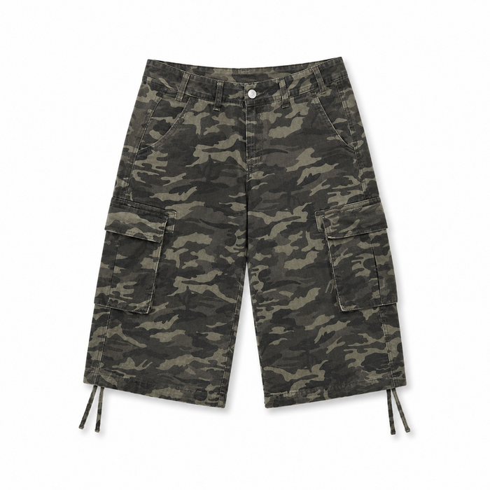 Denim Camo - Bermuda Shorts