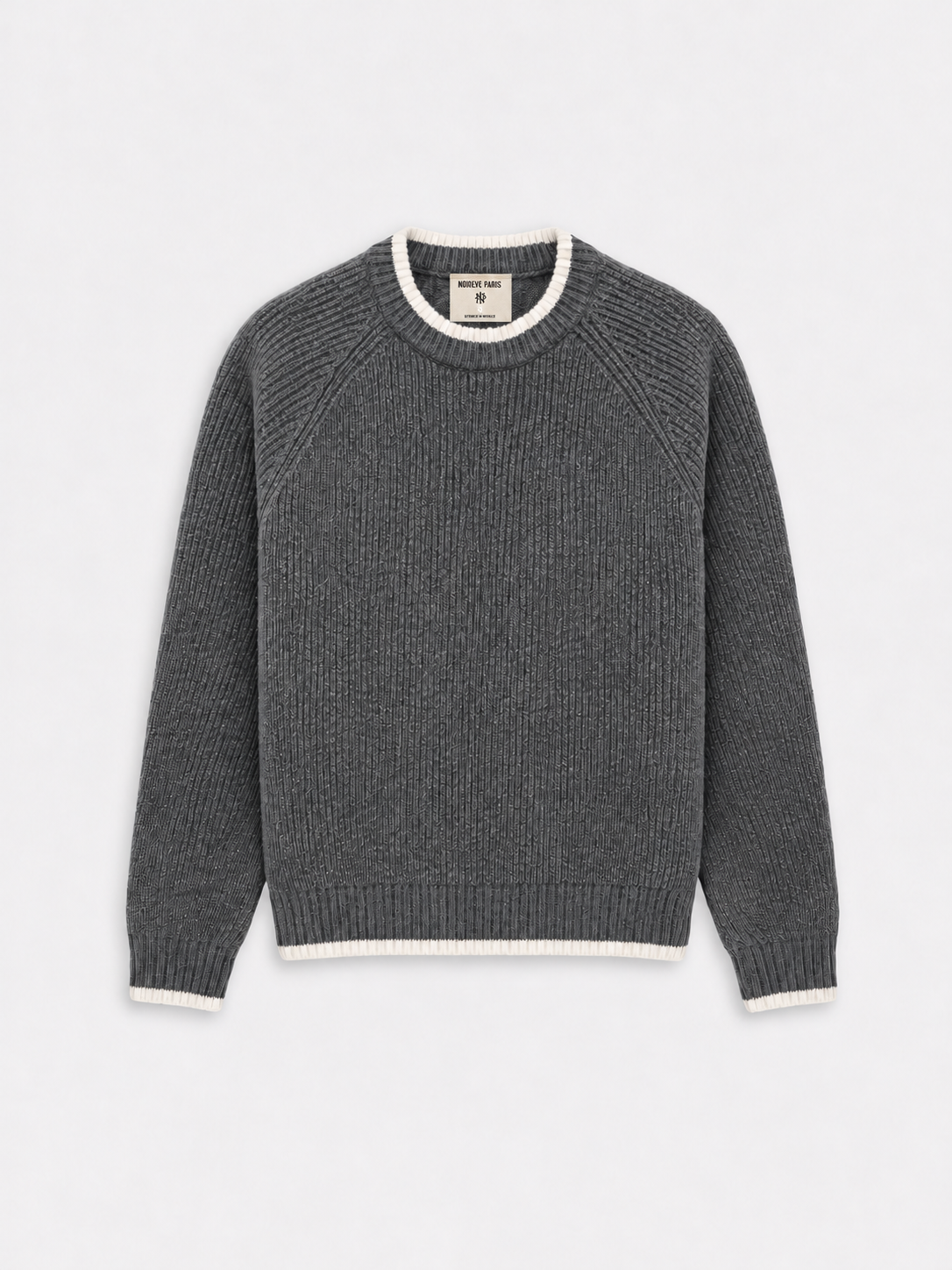 Multi Color Knit Sweater Grey front