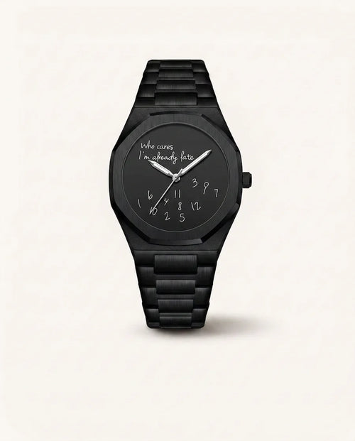 Who Cares I’m Late – All Black