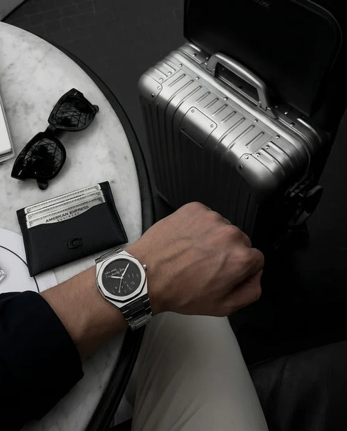Who Cares I’m Late – Black Dial & Rubber Band