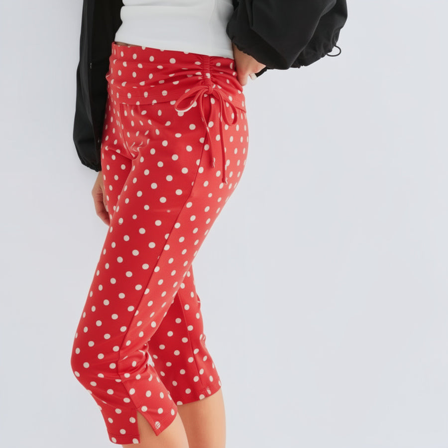 Polka Dot Capri Trousers
