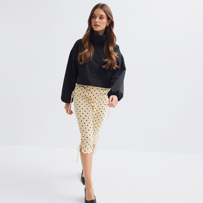Polka Dot Capri Trousers