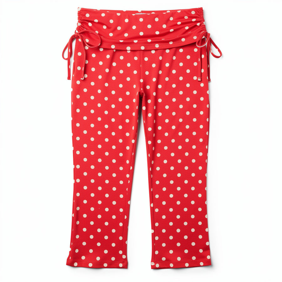 Polka Dot Capri Trousers