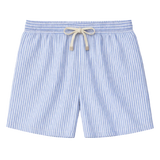 Striped Linen Blue Shorts